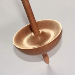 Bottom Whorl Drop spindle - 36g - Reclaimed Beech