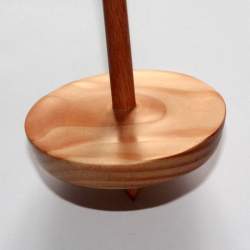 Bottom Whorl Drop spindle - 29g - Reclaimed Larch