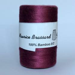Maurice Brassard 8/2 Bamboo Yarn - Bordeaux - 8BB8026
