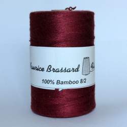 Maurice Brassard 8/2 Bamboo Yarn - Burgundy - 8BB8028