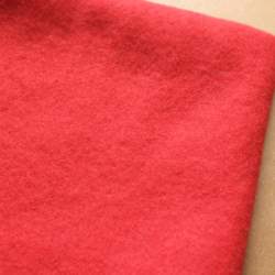 Poppy Red Merino wool prefelt - 50cm × 50cm