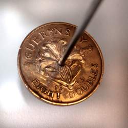 Tahkli spindle - 18g - Guernsey Eight Doubles - 1959