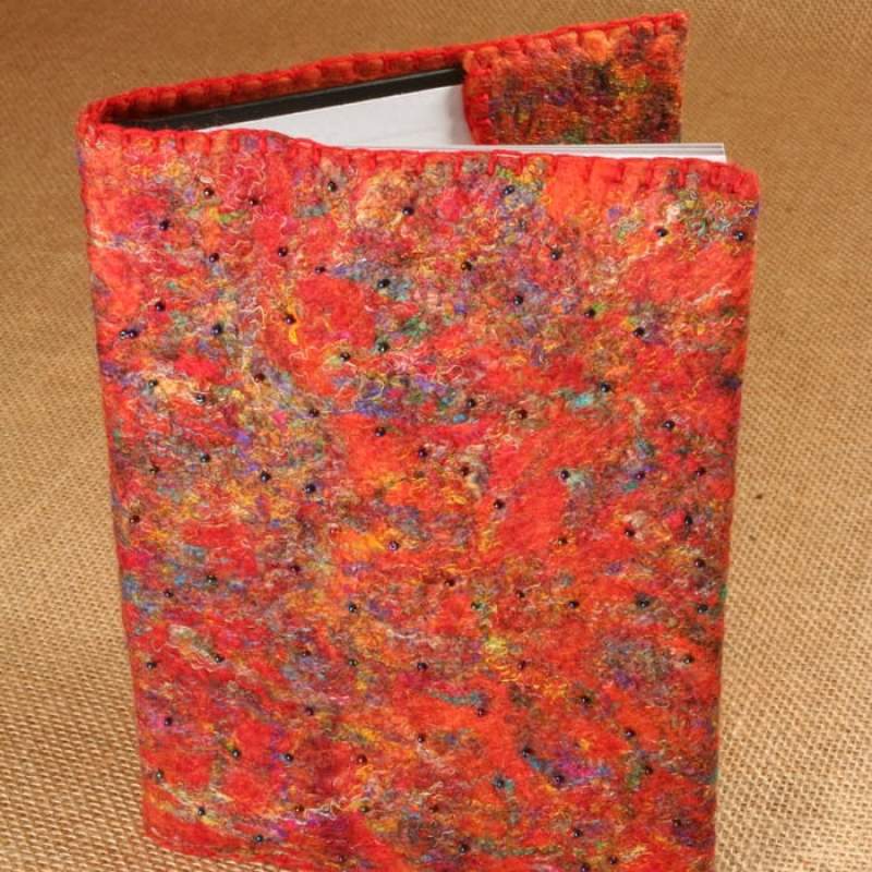 Wet felted book cover workshop - Sat 10th Oct